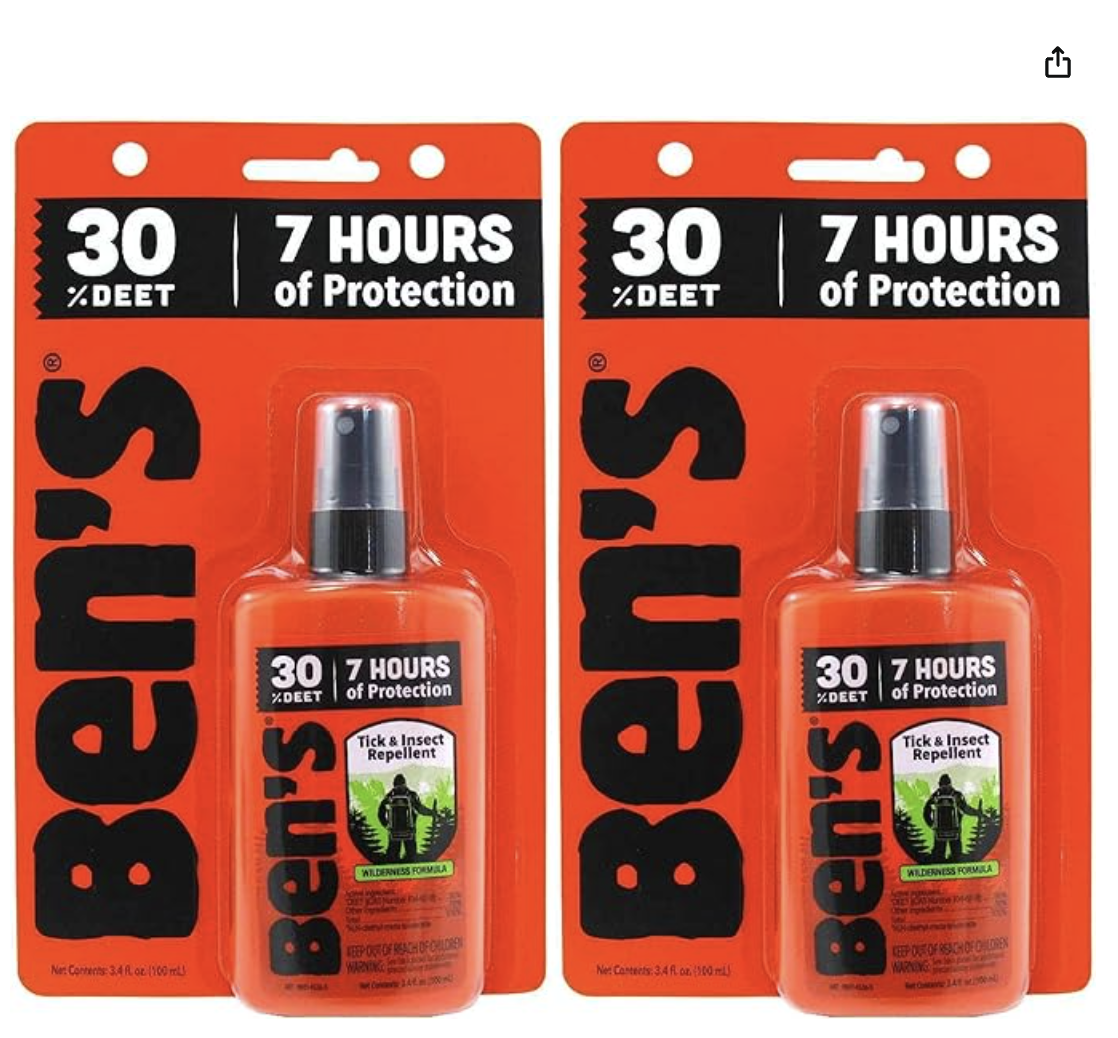 Ben's Tick and Insect Repellent 30% DEET