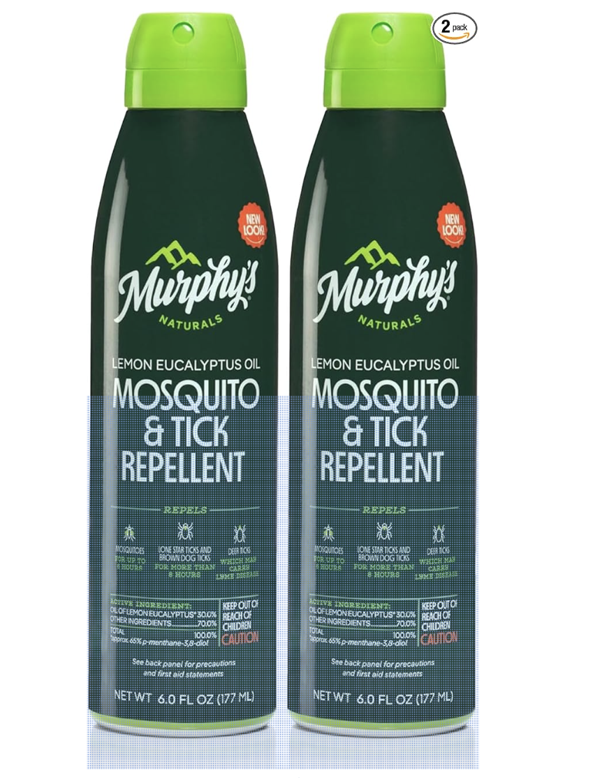 Murphy's Naturals Lemon Eucalyptus Oil Mosquito and Tick Repellent Spray