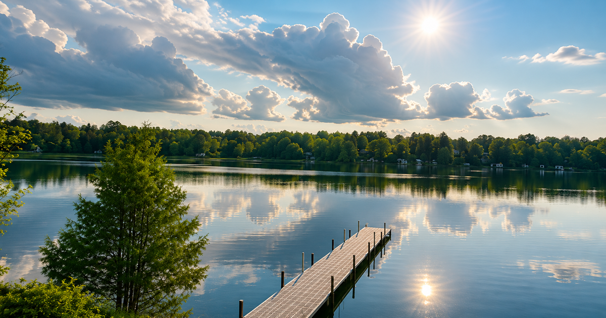 Keyes Lake Campground in Florence, Wisconsin