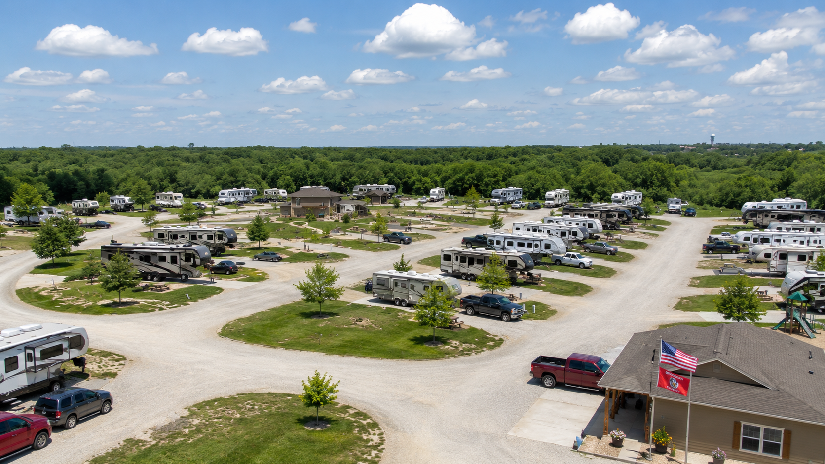 Whistle Stop Campground, Marshall, Wisconsin